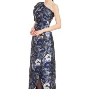 Kay Unger One Shoulder Dress